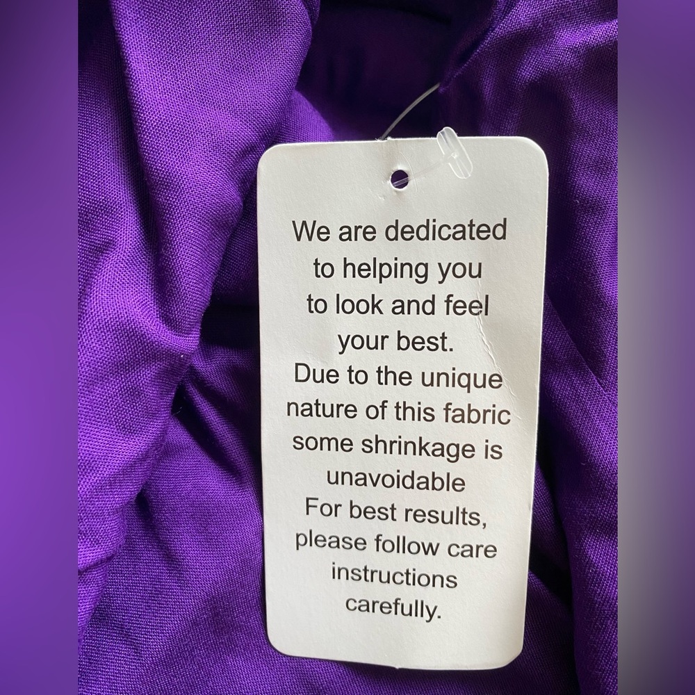 Women’s Within NWT Purple Tunic - plus size 3X - Picture 9 of 9